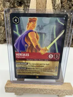 Disney Lorcana Whispers In The Well Hercules Mighty Leader 118/204 NM - Image 1