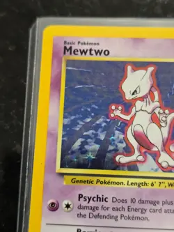Pokemon TCG Mewtwo Base Set 10/102 Holo 1999-2000 Wizards Base Set LP+!! - Image 5