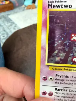 Pokemon TCG Mewtwo Base Set 10/102 Holo 1999-2000 Wizards Base Set - Image 3
