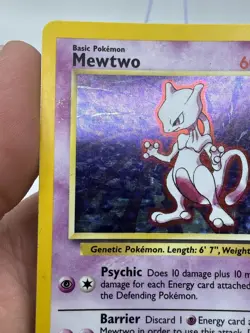 1999 Pokemon TCG - Mewtwo 10/102 Base Set Holo - Image 5