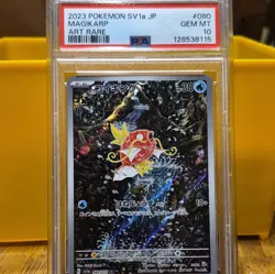 Pokemon PSA 10 Magikarp 080/073 SV1a Triplet Beat Art Rare Holo JP 2023 - Image 1