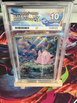 Clefairy - Perfect Order 094/088 - ACE 10 Full Art Label - Pokemon TCG - Image 1