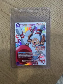 One Piece x Round 1 ENGLISH Promo Card - Tony Tony Chopper OP09-068 - Image 1