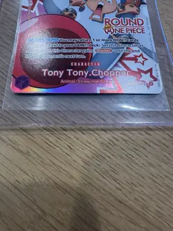 One Piece x Round 1 ENGLISH Promo Card - Tony Tony Chopper OP09-068 - Image 2