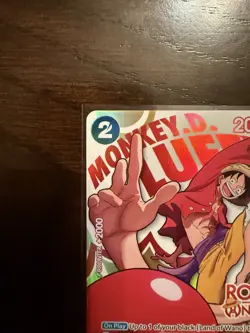 Bandai One Piece Card Game Monkey D. Luffy ROUND1 Promo OP01-003 Foil - Image 3