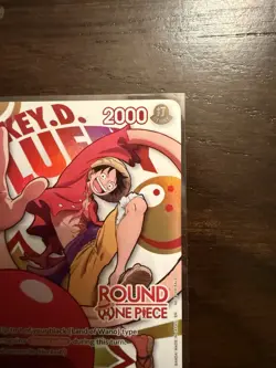 Bandai One Piece Card Game Monkey D. Luffy ROUND1 Promo OP01-003 Foil - Image 4