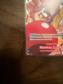 Bandai One Piece Card Game Monkey D. Luffy ROUND1 Promo OP01-003 Foil - Image 5