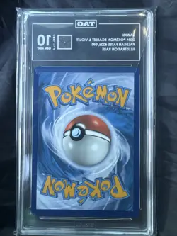 Pokemon TCG Pawmi Card 142/091 Shiny Holo Paldean Fates TAG 10 - Image 2