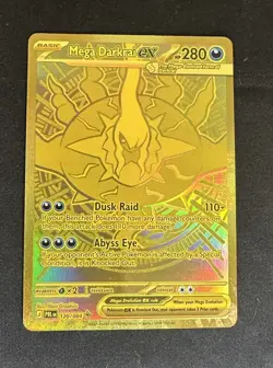 *PACK FRESH* Mega Darkrai ex Pitch Black 120/084 Pokemon Card B5 - Image 1