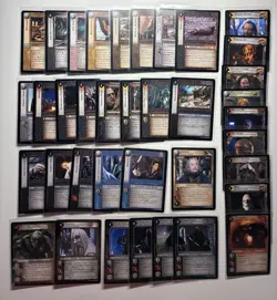 Lord Of The Rings - Decipher LOTR TCG - Black Rider 37 Card Rare Lot - 12R - Image 1