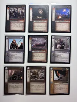 Lord Of The Rings - Decipher LOTR TCG - Black Rider 37 Card Rare Lot - 12R - Image 2