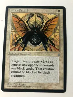 1x Black Scarab 1995 Ice Age Magic Cards, COMBINED SHIPPING - Image 1