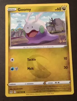 Pokemon Lost Origin Goomy Common Card 132/196 NM - Image 1