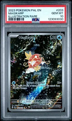 PSA 10 Magikarp IR Scarlet & Violet Paldea Evolved 203/193 Card GEM MINT P1 - Image 1