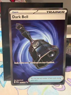 Dark Bell 106/084 ME05 Pitch Black Ultra Rare Trainer Pokemon Card NM - Image 4