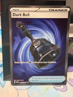 Dark Bell 106/084 ME05 Pitch Black Ultra Rare Trainer Pokemon Card NM - Image 5