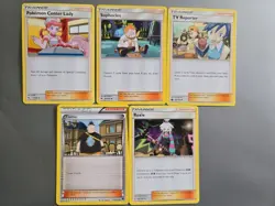Trainer Cards With Cameos 5 Card Lot LP/NM POKEMON TCG See Description... - Image 1