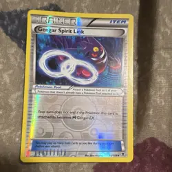 Pokemon TCG Gengar Spirit Link XY Phantom Forces Reverse Holo 95/119 - Image 1
