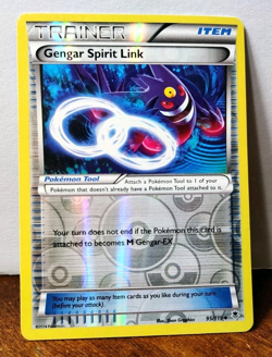 POKEMON GENGAR SPIRIT LINK 95/119 REVERSE HOLO TRAINER XY PHANTOM FORCES MP - Image 1