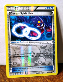 POKEMON GENGAR SPIRIT LINK 95/119 REVERSE HOLO TRAINER XY PHANTOM FORCES LP - Image 1