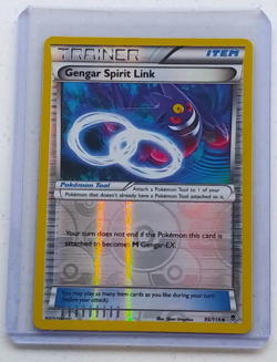 LP Reverse Holo Gengar Spirit Link 95/119 XY Phantom Forces Pokemon TCG - Image 1