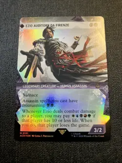 ❤ Ezio Auditore da Firenze (FOIL Showcase) Universes Beyond: Assassin's Creed😍 - Image 1