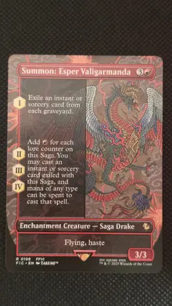 Summon: Esper Valigarmanda (Borderless) 198 Commander: FINAL FANTASY MTG - Image 1