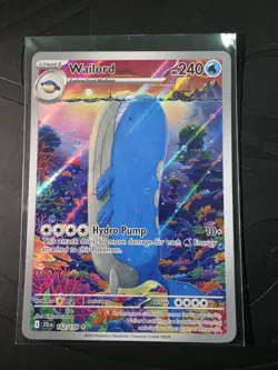 Wailord 162/159 Illustration Rare Journey Together Pokemon Card - Image 1