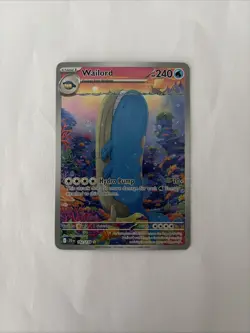 Pokemon TCG Wailord Special Illustration Rare Card Journey Together 162/159 - Image 2