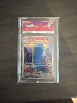 Pokemon TCG Wailord Journey Together Illustration Rare Card 162/159 ACE 9 - Image 1