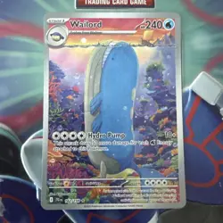 Pokemon TCG Wailord Special Illustration Rare Card Journey Together 162/159 - Image 1