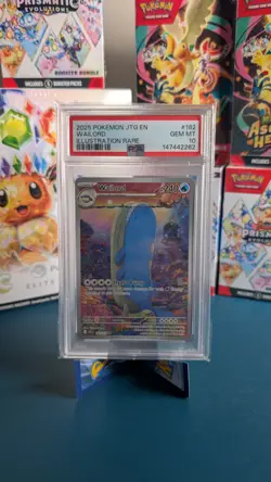 Pokemon TCG Wailord Journey Together Illustration Card 162/159 - PSA 10 - Image 1