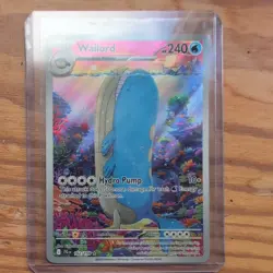 Pokemon TCG Wailord Special Illustration Rare Card Journey Together 162/159 - Image 1