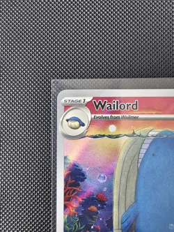 Pokemon TCG Wailord Special Illustration Rare Card Journey Together 162/159 - Image 3