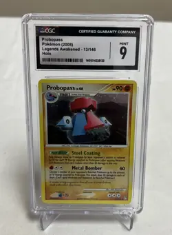 CGC 9 MINT Probopass 2008 Legends Awakened 13/146 Holo Pokemon Card - Image 1