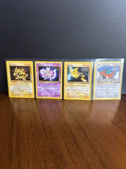 Pokemon The First Movie Black Star Promo Cards Set Of 4 - Image 1