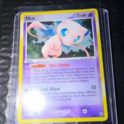 Pokemon TCG Mew 10/92 Legend Maker Holo Rare Holo 70 LP TO MP 2006 EN - Image 1