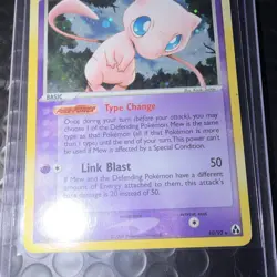 Pokemon TCG Mew 10/92 Legend Maker Holo Rare Holo 70 LP TO MP 2006 EN - Image 3