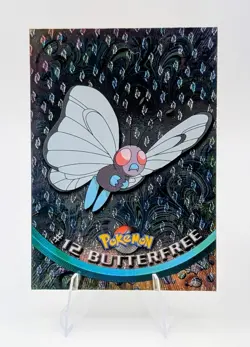 1999 Topps Pokemon Black Logo: Butterfree Foil #12 - NM - Image 1