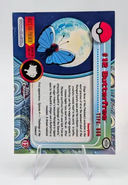 2000 Topps Chrome Pokemon: Butterfree #12 - NM - Image 2