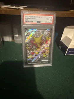 Alakazam EX Pokemon 2023 Japanese Shiny Treasure Card 326/190 GEM MT 10 - Image 1