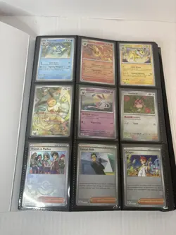 Prismatic Evolutions Pokemon Card Lot + Ultra Pro Binder+poster - Image 1
