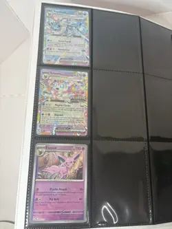 Prismatic Evolutions Pokemon Card Lot + Ultra Pro Binder+poster - Image 3