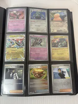 Prismatic Evolutions Pokemon Card Lot + Ultra Pro Binder+poster - Image 4