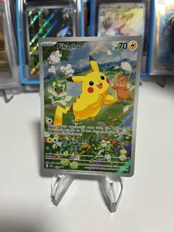 Pokemon Pikachu SVP Scarlet & Violet Promo Full Art Holo Basic 70 HP EN 088 - Image 1