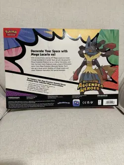 Ascended Heroes Premium Poster Collection Mega Lucario Pokemon Evolution - Image 2
