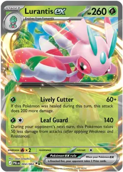 Lurantis ex 004/084 Double Rare Pitch Black Pokemon Holo Near Mint - Image 1
