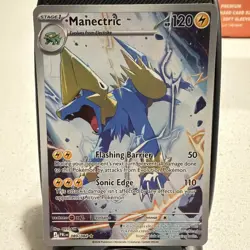 Manectric 089/084 ME Pitch Black Holo Full Art Illustration Rare Pokemon NM-MT - Image 1