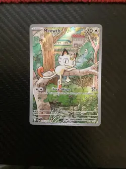 Meowth 106/094 Pokemon TCG Phantasmal Flames Illustration Rare NM - Image 1