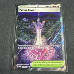 Prism Tower 111/086 Illustration Rare Trainer - Chaos Rising Pokemon Card - NM - Image 1